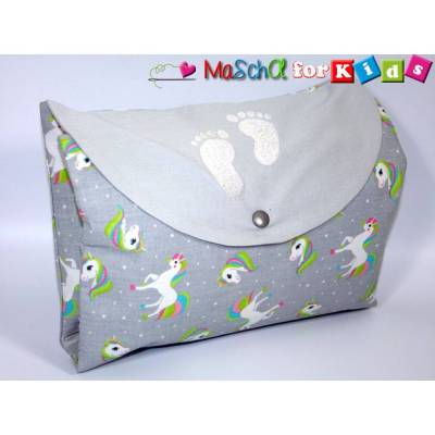 Wickeltasche Windeltasche Dekor Einhoerner