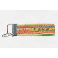 Schlüsselband »Wild«, kurze Ausführung aus doppelten Gurtband aus der Halsbandmanufaktur von dogs & paw Bild 1