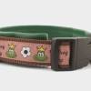 Hundehalsband »Frog King« mit echtem Leder unterlegt aus der Halsbandmanufaktur von dogs & paw Bild 2
