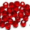 25 Böhmische Glasschliffperlen, 6 mm, Lila-Rot Farbwahl Bild 6