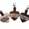 Taschenbaumler Herz-Anhänger Schlüsselanhänger Taschenanhänger "Kätzchen" aus Filz und Ripsband mit Karabiner Bild 7