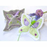 ITH Stickdatei Geschenkanhänger Schmetterling für Glückwünsche 10x10cm Bild 1