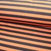 Kuschelsweat breite Streifen braun/orange Bild 1