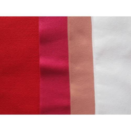 Bastelfilz Platten 20x30 rosa rot