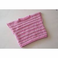 Pullunder rosa Größe 86/92 Baumwolle Mädchen Bild 1