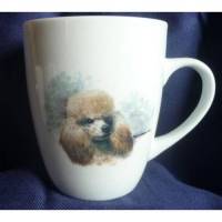 Tasse  mit apricotfarbenem Pudel,Hund,Kaffeetasse,Teetasse,Boxer,Labrador Bild 1