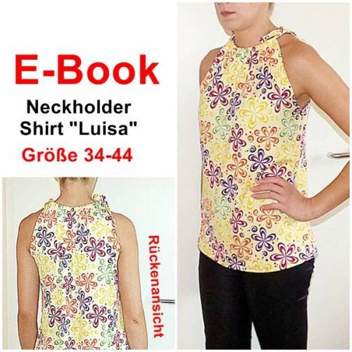 E-Book - Neckholder / Top Luisa, Nähanleitung und Schnitt