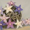 Lichterkette Sternchen Blüte rosa braun, Hochzeitsdeko, Geschenk zur Hochzeit Bild 5