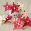 Lichterkette Sternchen Blüte rosa braun, Hochzeitsdeko, Geschenk zur Hochzeit Bild 6