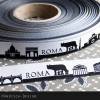Rom/Roma Skyline Webband schwarz/weiß Bild 2