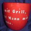 Mega große Tasse mit Spruch Frau mit Grill sucht Mann mit Kohle,coole Sprüche Bild 2