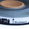 Stuttgart Skyline Webband scharz/weiß Bild 2