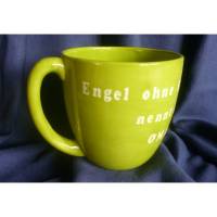 Mega große Tasse mit Spruch Engel ohne Flügel nennt man Oma,700ml,groß,Teetasse,Kaffeetasse Bild 1