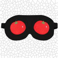 Schlafbrille Schlafmaske Tomaten Augenmaske Reiseutensil Bild 1