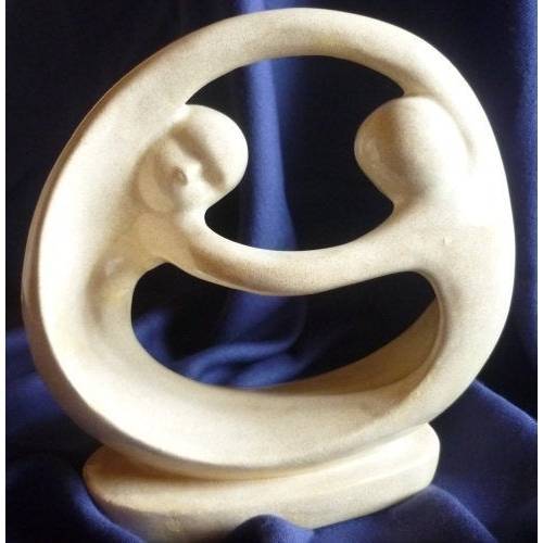 Skulptur Liebespaar modern