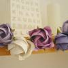 Lichterkette mit Rosen Blüten in Lavendel, Girlande Wohnzimmer Bild 2