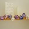 Lichterkette mit Rosen Blüten in Lavendel, Girlande Wohnzimmer Bild 3