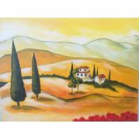 Acrylgemälde "Bella Toscana" 60 x 80 cm Bild 1