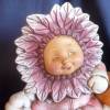 Baby mit Blumentopf,Rosa,Babyfigur,Kostüm, Bild 5