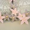 Lichterkette Sternchenblüte Lavendel, LED Lichterkette Kinderzimmer, Geschenk Einschulung Bild 5