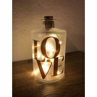 Flaschenlicht "LOVE" Bild 1