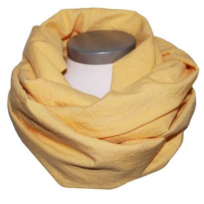 Loopschal Baumwolle Loop Schal Sonnengelb