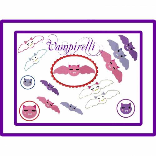 Stickdatei Vampirellis 13 x18