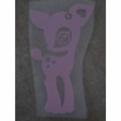 Gioia Reh rosa velour