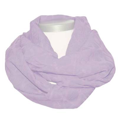 Loopschal Batist Loop Sommer Schal uni Lavendel