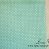 8,20 EUR/m Stoff Baumwolle Punkte weiß auf türkisgrün / aqua green 1,5mm Bild 2