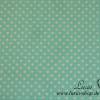 8,20 EUR/m Stoff Baumwolle Punkte weiß auf türkisgrün / aqua green 1,5mm Bild 3