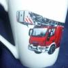 Tasse und Müslischale mit Feuerwehr Bild 4