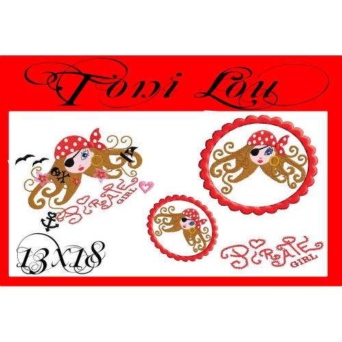 Stickdatei Toni Lou 13x18