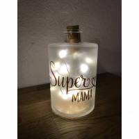 Flaschenlicht "Supermama" Bild 1