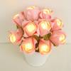 Lichterkette kleine Rosen als Hochzeitsdeko, Tischdeko Bild 6