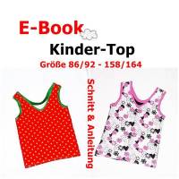 E-Book - Top für Kinder 86/92 - 158/164, Nähanleitung und Schnitt Bild 1
