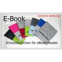 E-Book, Hülle für eBook-Reader, Nähanleitung und Schnitt Bild 1