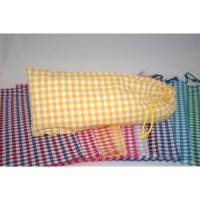 Brötchenbeutel "Zehnertüte" aus Baumwolle gelb Bild 1