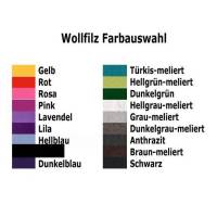 Schlüsselanhänger LIEBLINGSKOLLEGIN bestickt Wollfilz Wunschfarben Schlüsselband Bild 3