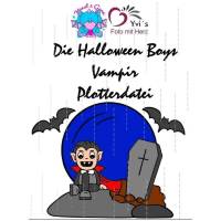 Plotterdatei HalloweenBoys Vampire Bild 1