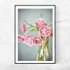 Blumen Stillleben, Tulpen in Rosa, botanischer Kunstdruck, Fotografie in der Größe 45 x 30 cm Bild 4