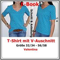E-Book / T-Shirt Valentina, Nähanleitung und Schnitt Bild 1