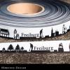 Freiburg Skyline Webband schwarz/weiß Bild 1