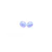 Glasohrstecker safirblau hell transparent 10 mm Bild 1