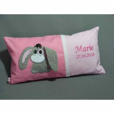 Namenskissen Geschenk zur Geburt Taufe Artikelnr.127