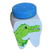 Milchzahndose Zahndose für Milchzähne Krokodil Bild 2