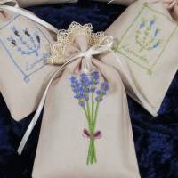 Lavendelsäckchen mit Lavendelmotiven Bild 2