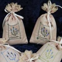 Lavendelsäckchen mit Lavendelmotiven Bild 3