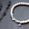 Initialen Armband • Herz | Armband Perlen | Armschmuck | Armbänder | Geschenke für Frauen | Freundin | Freundinnen | Schwester | Mama Bild 2