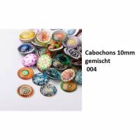 10 Cabochons,Motivauswahl,10mm,Glassteine,Glascabochon, verschiedene Motiv-Cabochons 004 Bild 1
